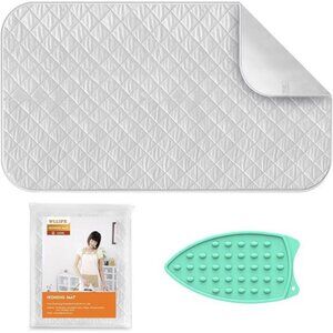 Ironing Mat, Portable Travel Ironing Blanket, Heat Resistant Ironing Pad Cover
